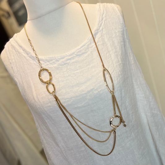 Gold Circle necklace